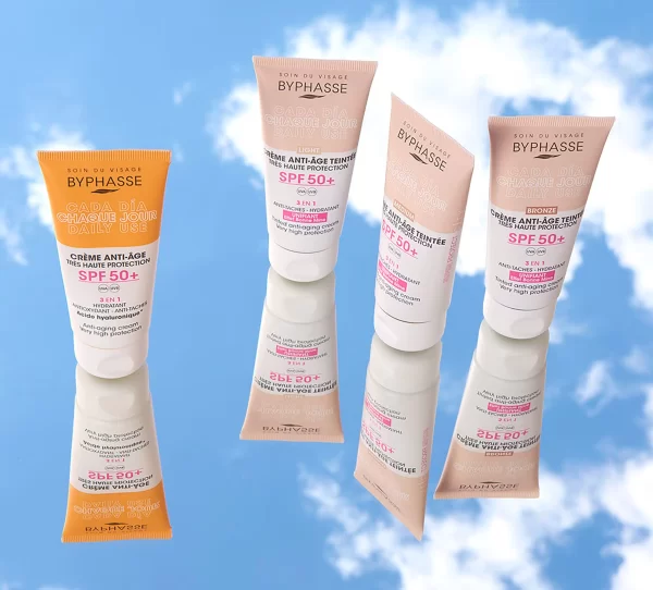 کرم ضد افتاب رنگی مدیمspf50 انواع پوست بایفاس 50 میل - Image 4