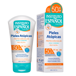 کرم ضدآفتاب SPF50 آتوپیک ضداگزما و ضدآلرژی پوست حساس و خشک اسپانول 150 میل
