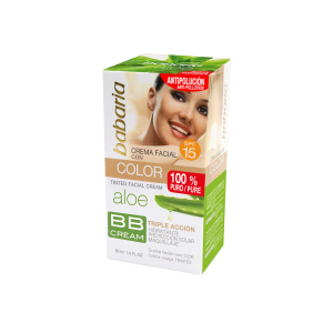بی بی کرم 15SPF مرطوب کننده و آرایشی باباریا 50 میل اسپانیا