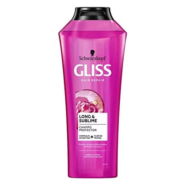 شامپو موی Ling - sublime گلیس GLISS حجم 370 میل تقویت و ترمیم کننده مو