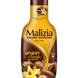 شامپو بدن مالیزیا Malizia آرگان حجم 1 لیتر ایتالیا بدون پارابن وسیلیکون
