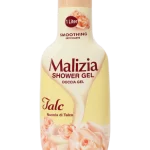 شامپو بدن مالیزیا Malizia پودر تالک حجم 1 لیتر ایتالیا تغذیه نرم و لطیف کننده پوست