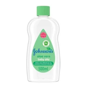 روغن بچه الوورا جانسون Johmsin ایتالیایی حجم 500 میل برطرف کردن خشکی پوست کودک و نرم کردن پوست