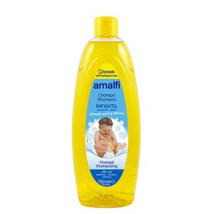 شامپو بچه امالفی amalfi مدل روزانه حجم 750 میل قدرت شویندگی ملایم و ضد سوزش چشم
