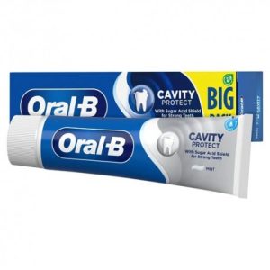 خمیر دندان سفیدکننده ضد پوسیدگی و حساسیت مدل CAVITY PROTECT اورال بی Oral B حجم 100 میل