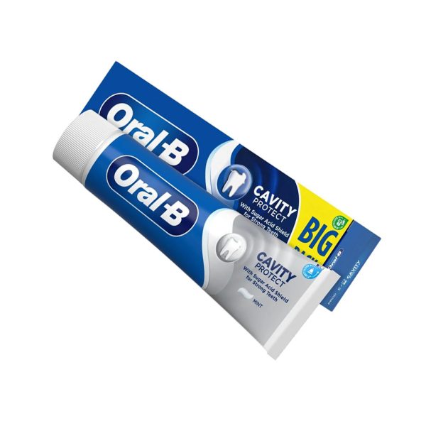خمیر دندان سفیدکننده ضد پوسیدگی و حساسیت مدل CAVITY PROTECT اورال بی Oral B حجم 100 میل