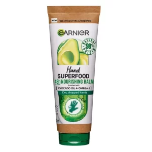 کرم دست گارنیر GARNIER مدل superfood حاوی آووکادو مناسب پوست خشک حجم ۷۵ میل