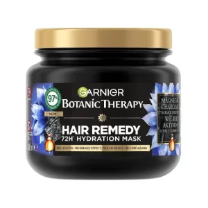 ماسک موی مرطوب کننده 72 ساعته گارنیر garnier برای موی چرب با پاکسازی کف سر حاوی زغال اکتیو حجم 340 میل