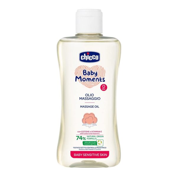 روغن ماساژ چیكو Chicco حجم 200 میل با 74% فرمول طبیعی