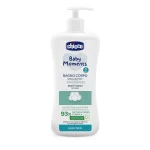 شامپو بدن کودک چیکو chicco حاوی عصاره پنبه و گلیسیرین گیاهی 500 میل 93درصد ارگانیک