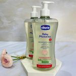 شامپو سر و بدن کودک میسلار 2 در 1 چیکو chicco حاوی روغن پنبه و ویتامین E حجم 500 میل 94درصد ارگانیک اورجینال