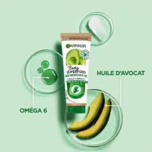 کرم دست گارنیر GARNIER مدل superfood حاوی آووکادو مناسب پوست خشک حجم ۷۵ میل
