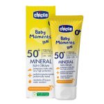 کرم ضد آفتاب کودک چیکو ماینرال spf 50 مناسب پوست حساس کودک