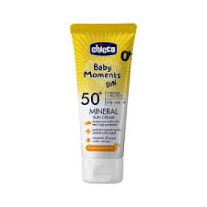 کرم ضد آفتاب کودک Chicco چیکو ماینرال spf 50 مناسب پوست حساس کودک