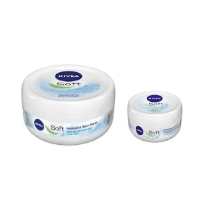 کرم مرطوب کننده المانی نیوا سافت NIVEA soft آلمانی همراه با یک هدیه 50 میلی و 300 میل