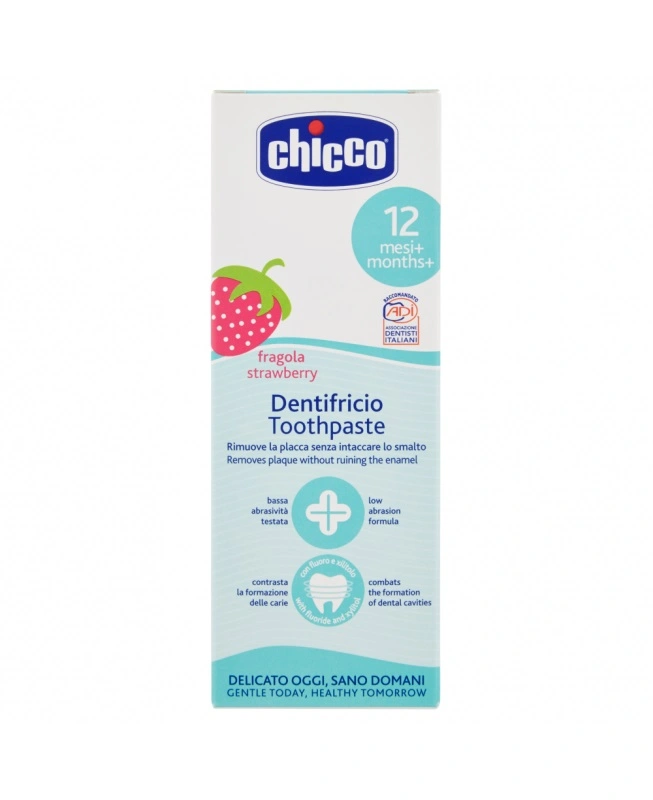 خمیر دندان توت فرنگی چیکو Chicco ایتالیایی حجم 50 میل
