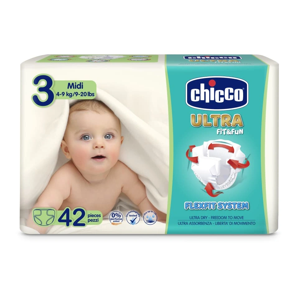 پوشاک بچه چیکو Chicco ایتالیایی سایز 3 بسته 42 عددی