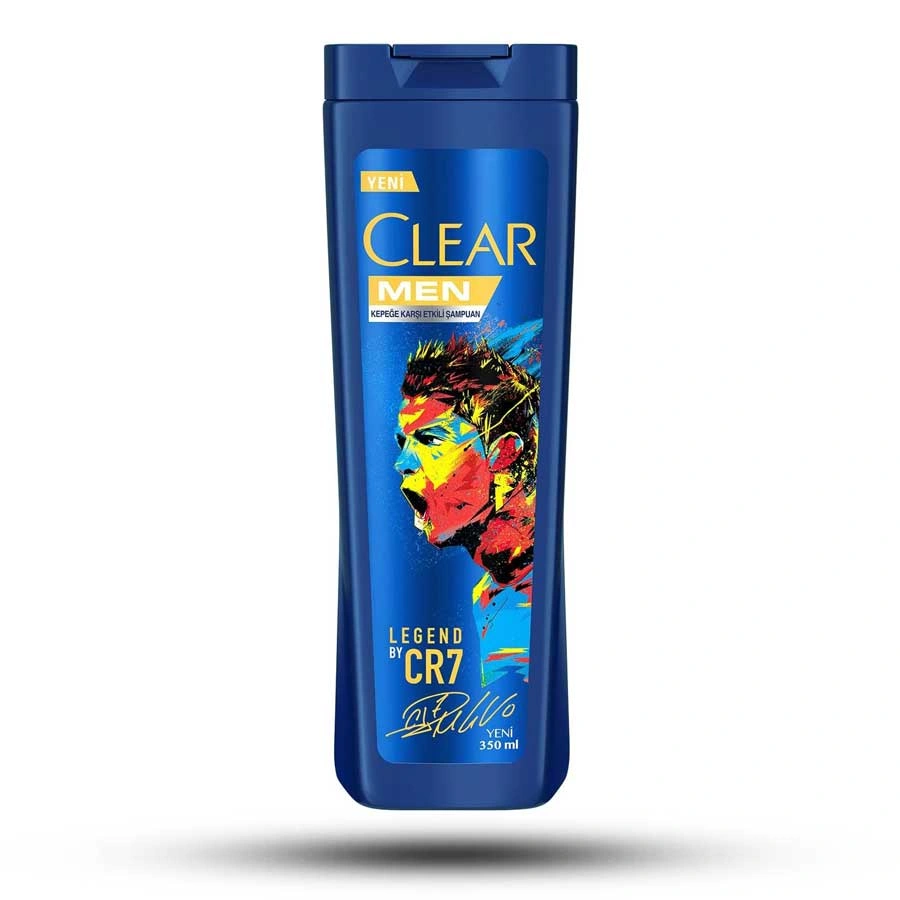 شامپو کلیر CLEAR مردانه ترکیه ضد شوره مدل رونالدو 350 میل (legend CR7)