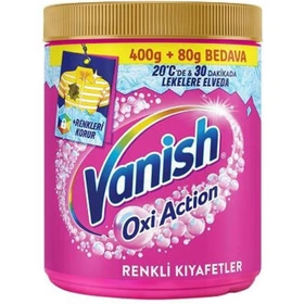 پودر لکه بر لباس ونیش Vanish برای لباس های رنگی حجم 480 گرمی